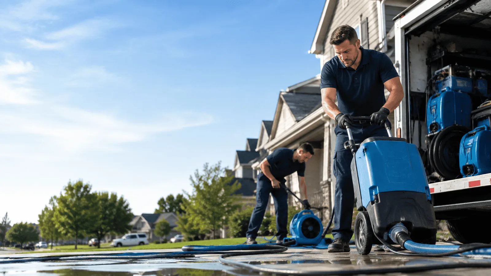 Dehumidification being performed in Lakeville, NY